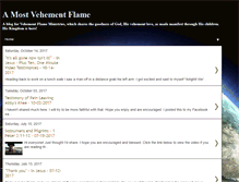 Tablet Screenshot of amostvehementflame.org